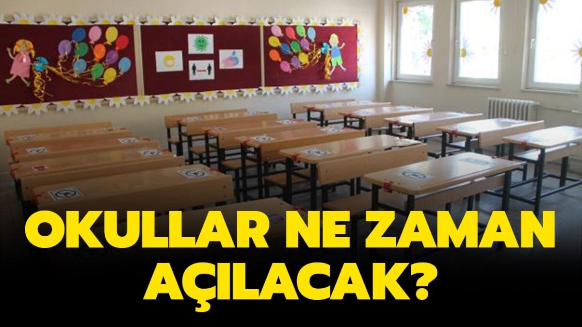 2022 2023 okullar ne zaman açılacak? Okullar Eylül'ün kaçında açılacak?