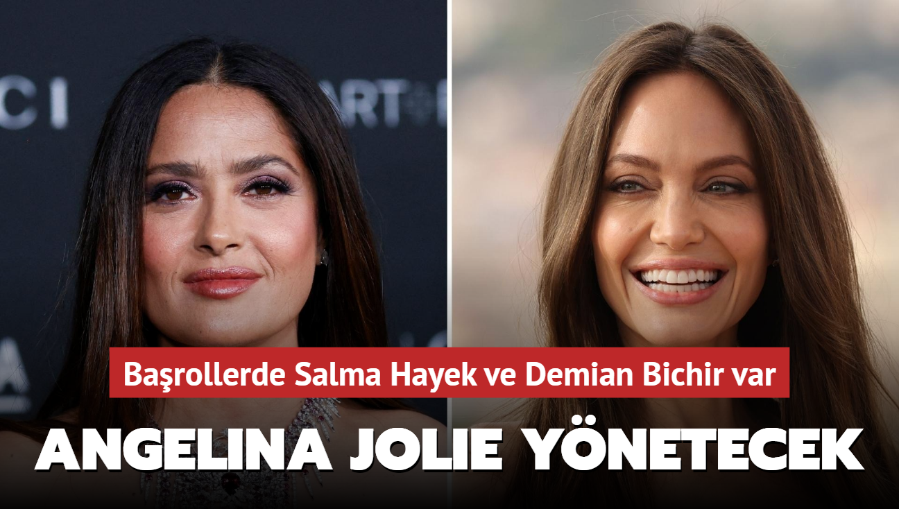 Angelina Jolie'nin yazp ynetecei "Without Blood" filminin barolnde Salma Hayek var