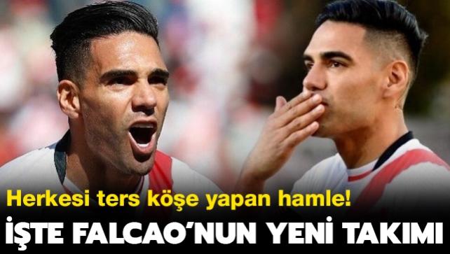 RESM! Radamel Falcao'dan ters ke: Yeni takm belli oldu