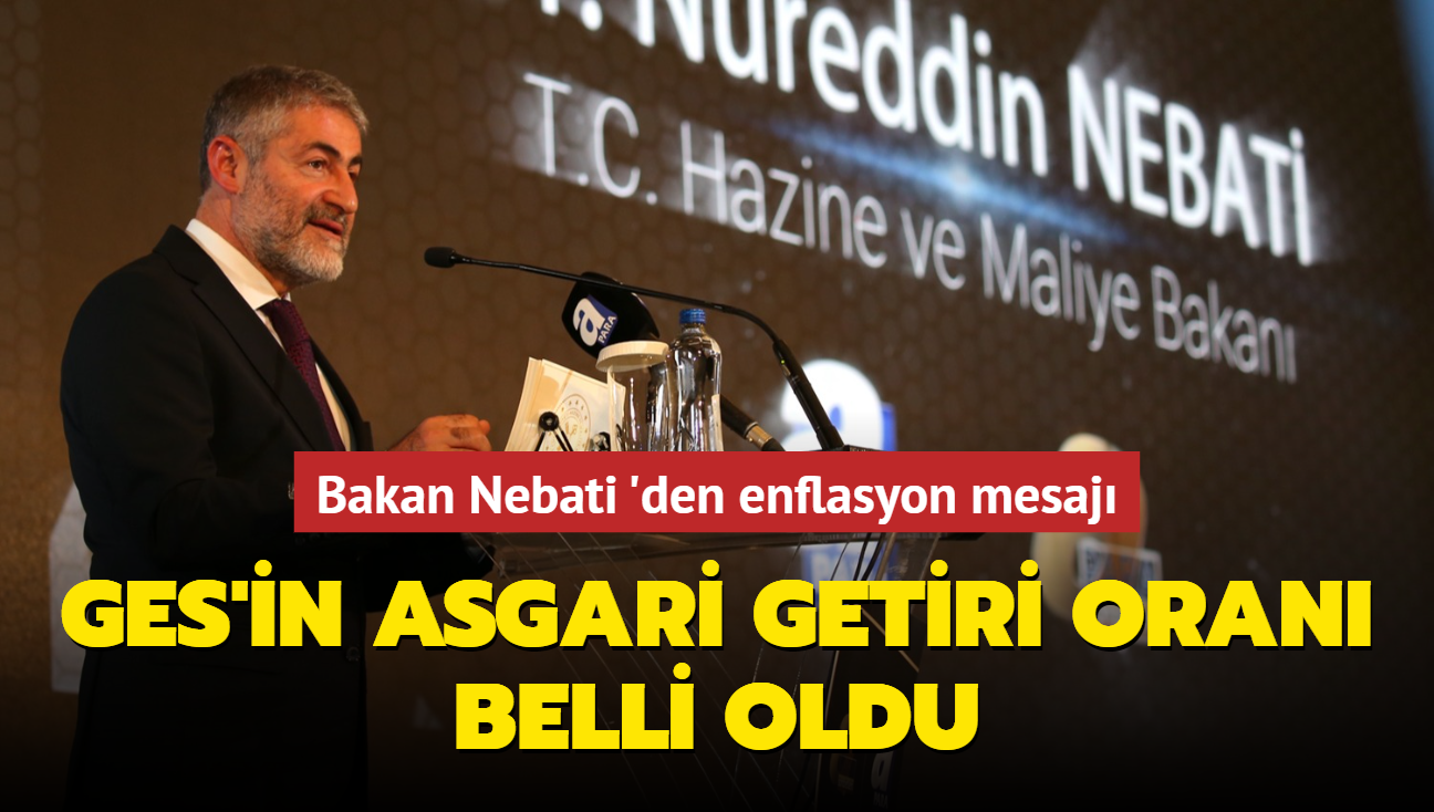 Bakan Nebati duyurdu: Gelire Endeksli Senet sisteminde (GES) asgari getiri oran belli oldu!