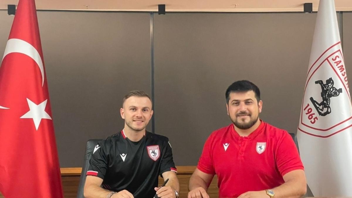 Samsunspor yeni transferini tantt! Celil Yksel ile 3+1 yllk szleme imzaland