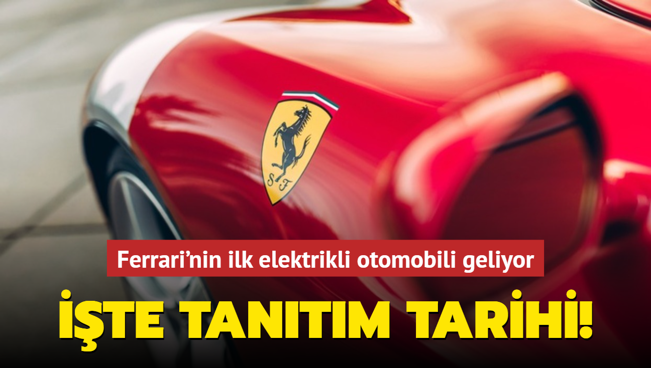 Ferrari'nin ilk elektrikli otomobili geliyor! te tantm tarihi...