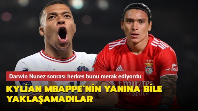 Kylian Mbappe'nin yanna bile yaklaamadlar! Darwin Nunez sonras herkes bunu merak ediyordu