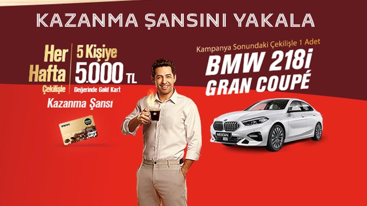 Nescafe hediyeler yadryor!  Gzler Nescafe Gold BMW ekilii sonularnda! 