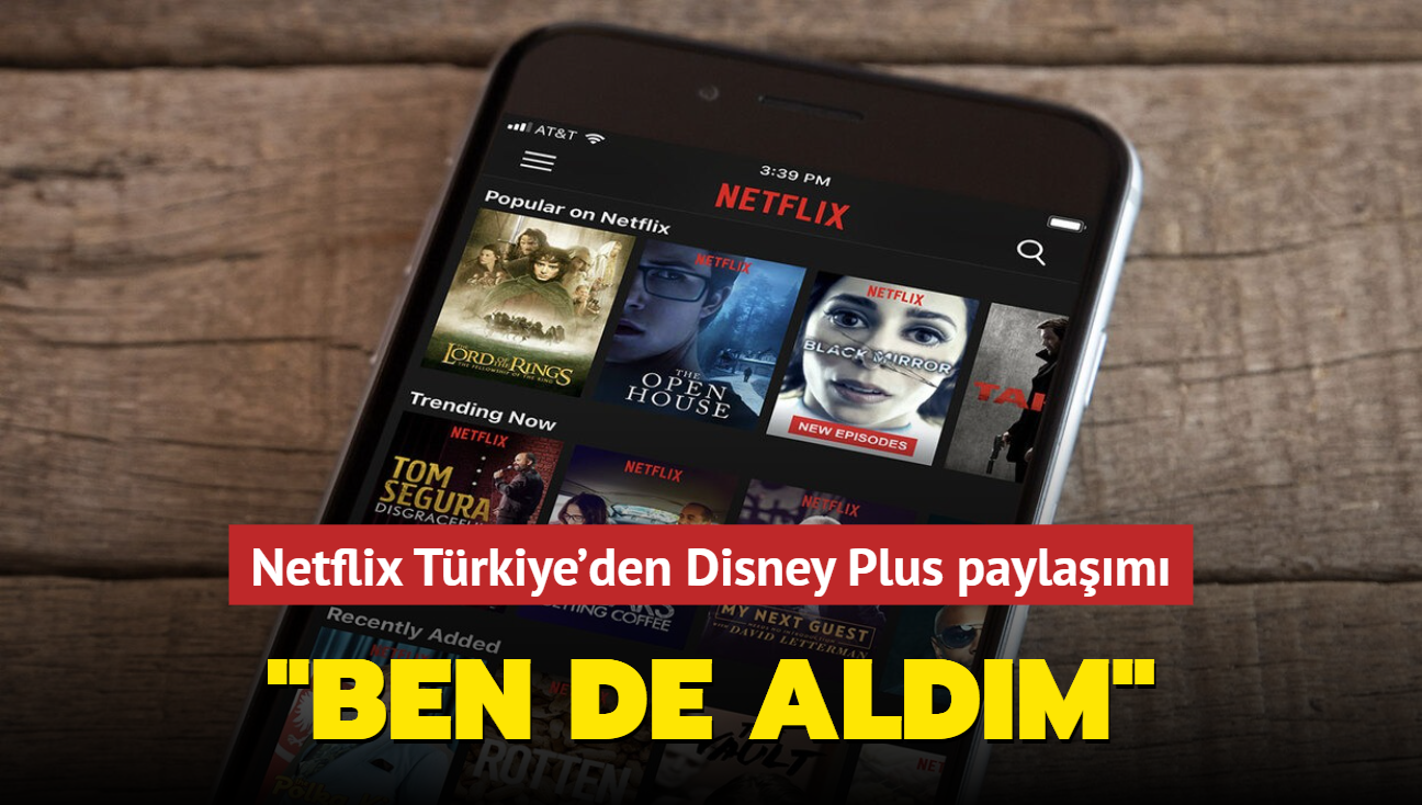 Netflix Trkiye'den Disney Plus paylam! Ben de aldm...