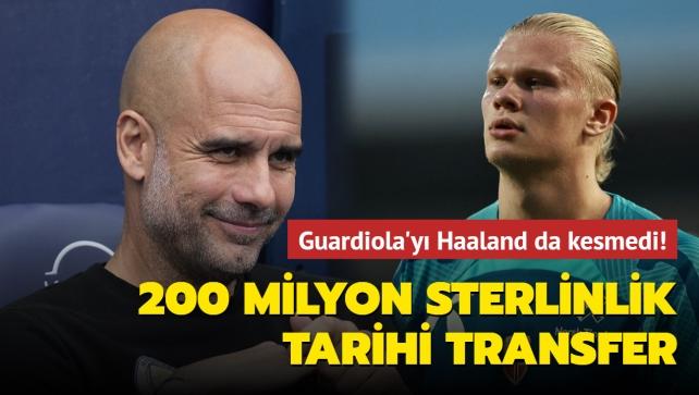 Pep Guardiola'y Erling Haaland da kesmedi! 200 milyon sterlinlik tarihi transfer