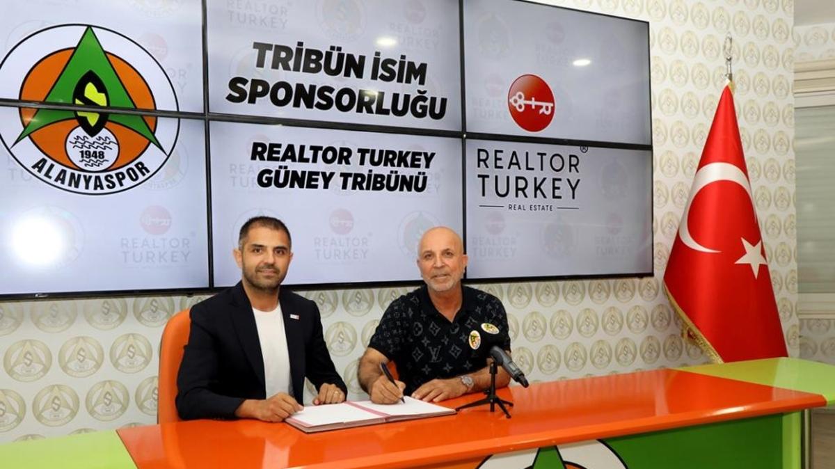 Realtor Turkey, Alanyaspor'a tribn isim sponsoru oldu