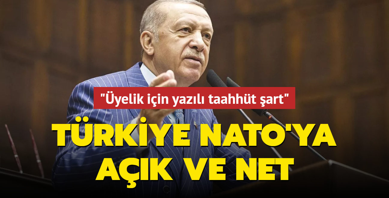 Trkiye NATO'ya ak ve net