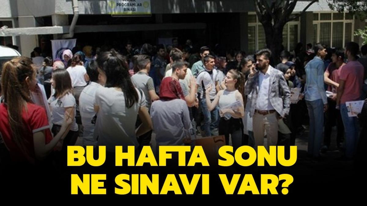 Hafta sonu snav var m" 18 19 Haziran ne snav var"