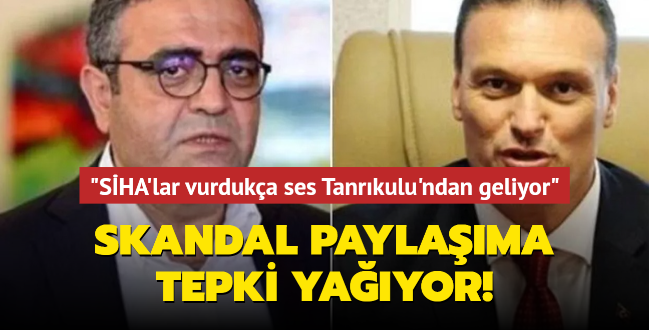 CHP'li Tanrkulu'nun skandal paylamna tepki yayor!