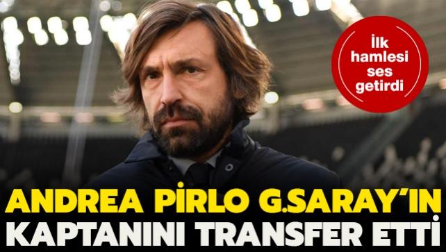 Andrea Pirlo Galatasaray'n kaptann ald! lk transferi ses getirdi