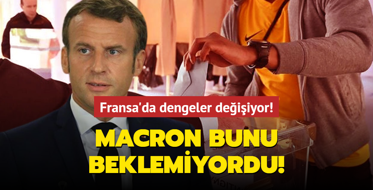 Fransa'da dengeler deiiyor! Macron Parlamento'da ounluu kaybetti