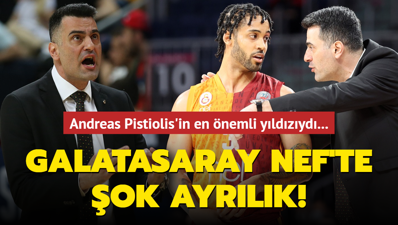 Galatasaray Nef'te ok ayrlk! Andreas Pistiolis'in en nemli yldzyd...