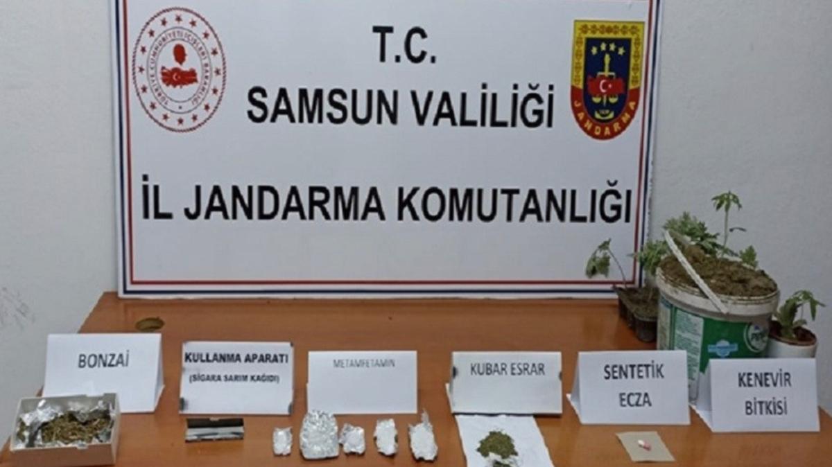 Samsun'da uyuturucu operasyonlarnda 18 zanl yakaland