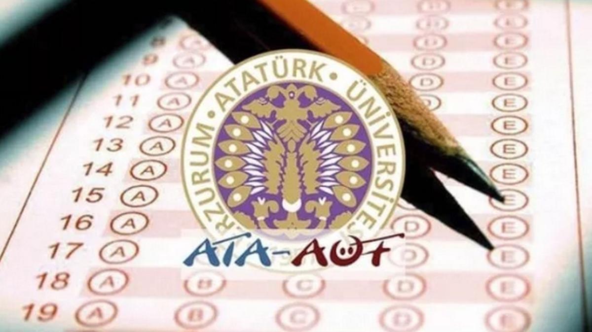 ATA AF 2022 mezuniyet 3 ders snav ne zaman yaplacak" 