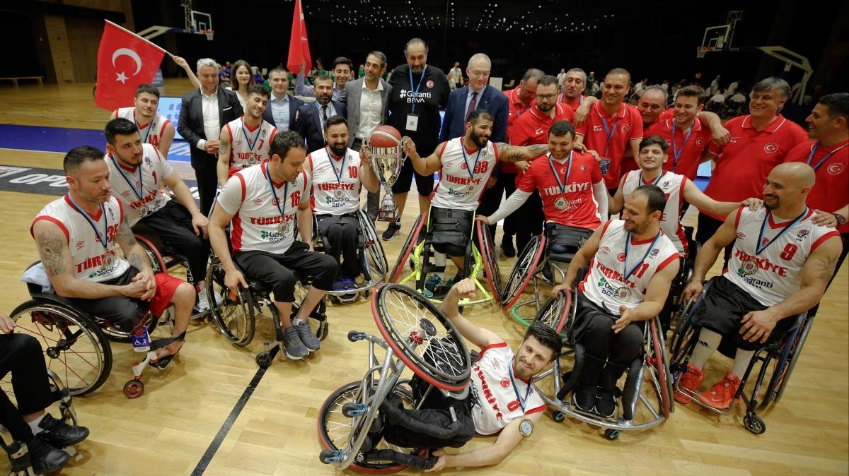 Tekerlekli Sandalye Basketbol Takm, Avrupa'da ampiyon oldu