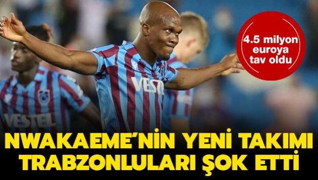 4.5 milyona tav oldu! Anthony Nwakaeme'nin yeni takm Trabzonsporlular ok etti