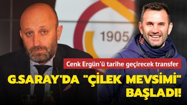 Galatasaray'da "Çilek mevsimi" başladı! Cenk Ergün'ü tarihe geçirecek transfer...