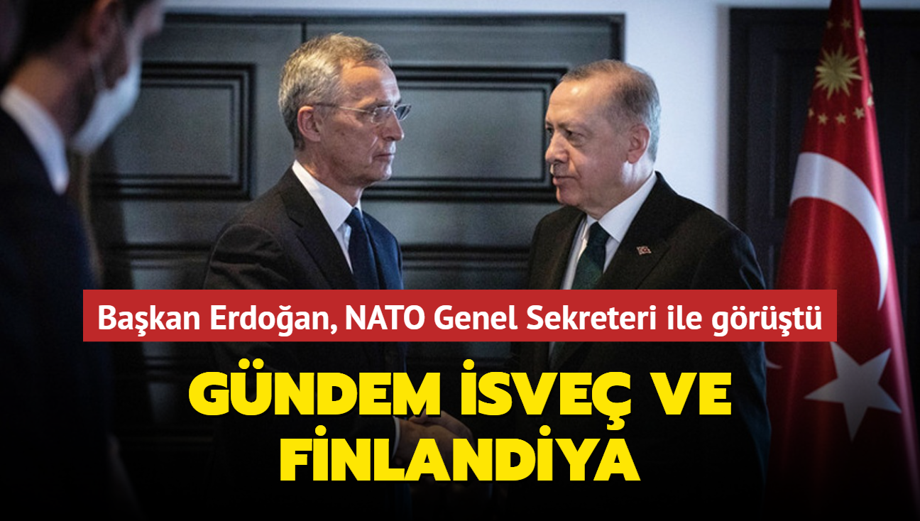 Bakan Erdoan, NATO Genel Sekreteri ile grt