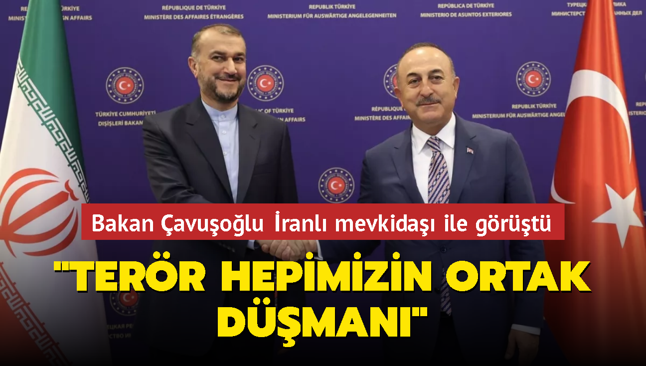 Bakan avuolu ranl mevkida ile grt: Terr hepimizin ortak dman