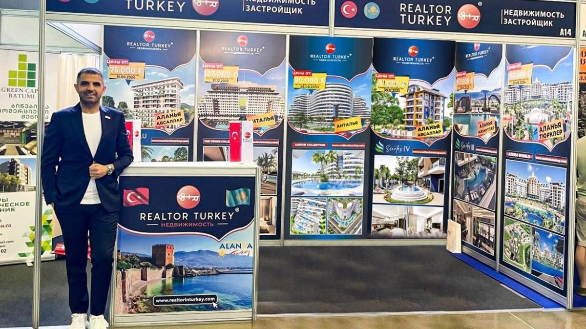 Realtor Turkey Uluslararas Gayrimenkul Yatrm Fuar iin Kazakistan'da