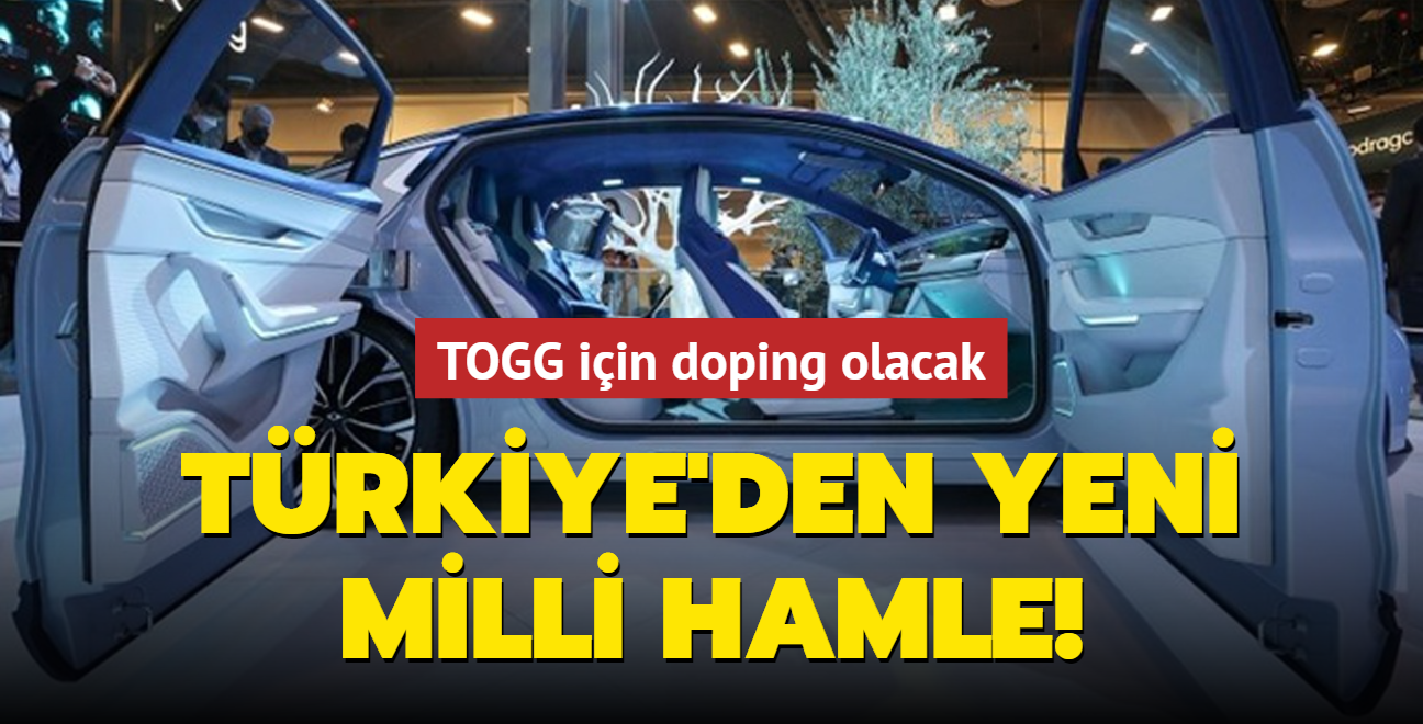 Trkiye'den yeni milli hamle! TOGG iin doping olacak