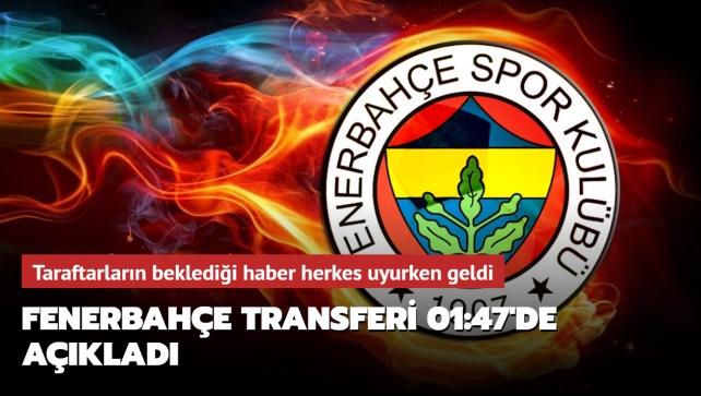 Son dakika transfer haberi: Fenerbahçe gece 01:47'de Emre Mor'u duyurdu