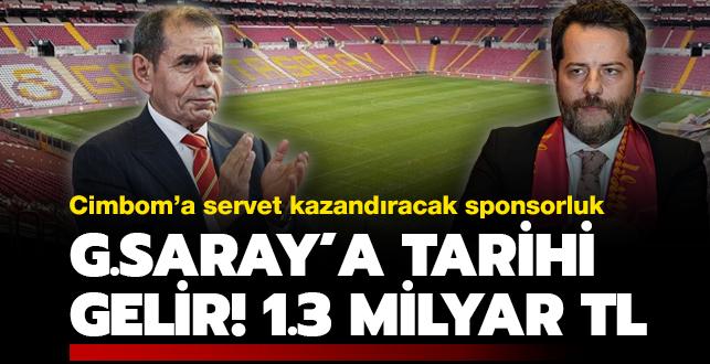 Galatasaray'a servet kazandracak sponsorluk anlamas