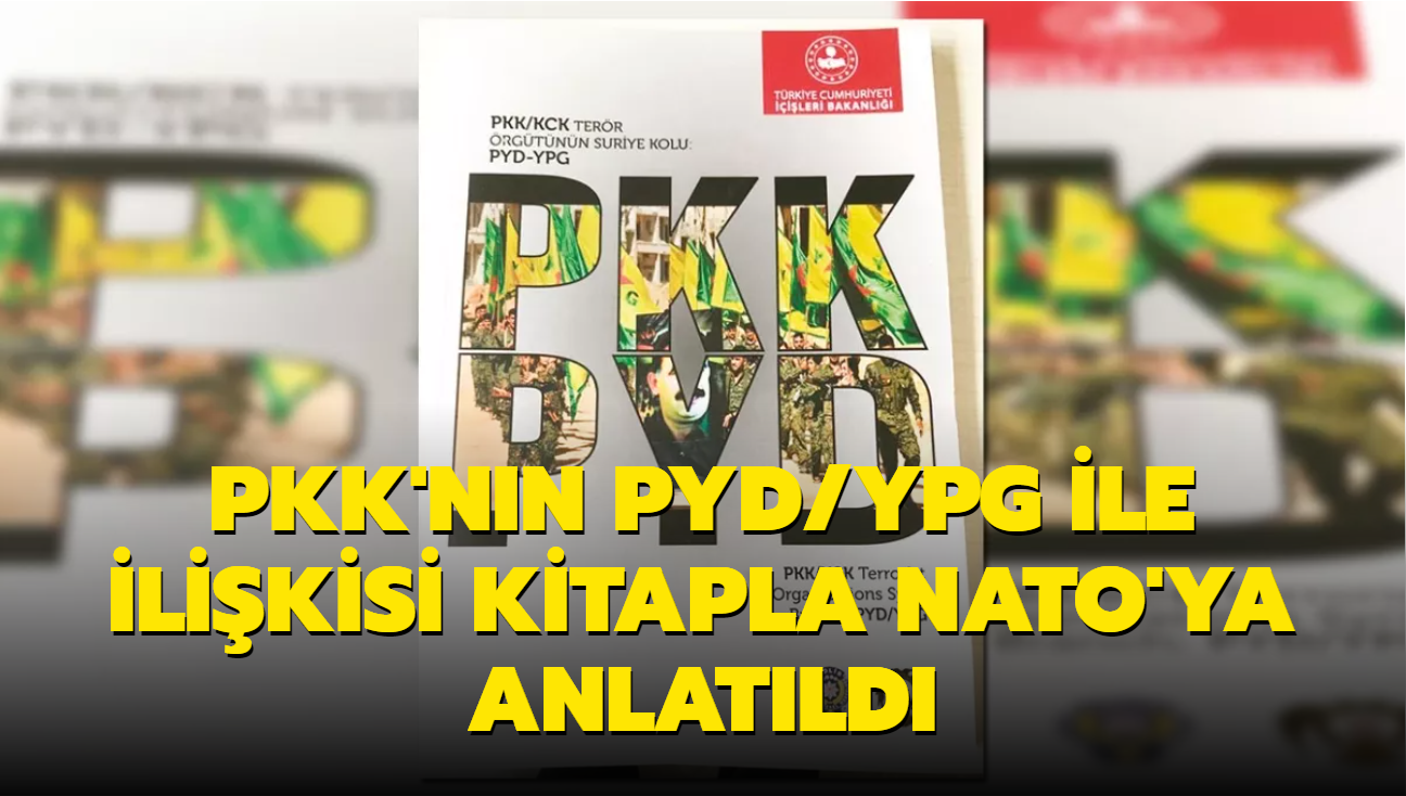 PKK'nın PYD/YPG ile ilişkisi kitapla NATO'ya anlatıldı