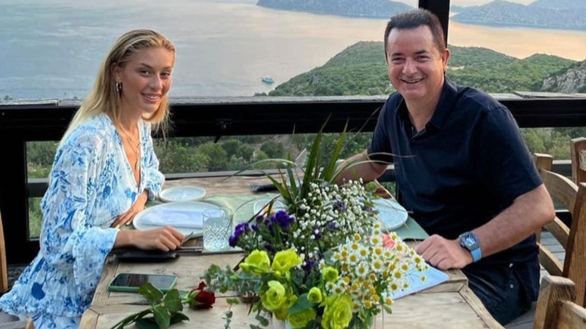 Acun Ilcal sevgilisi Aya ala Altunkaya'nn doum gnn bakn nasl kutlad: ok ey yazarm ama...