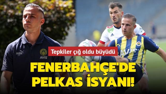 Dimitris Pelkas isyanı! Fenerbahçe-Mol Fehervar maçında yer yerinden oynadı