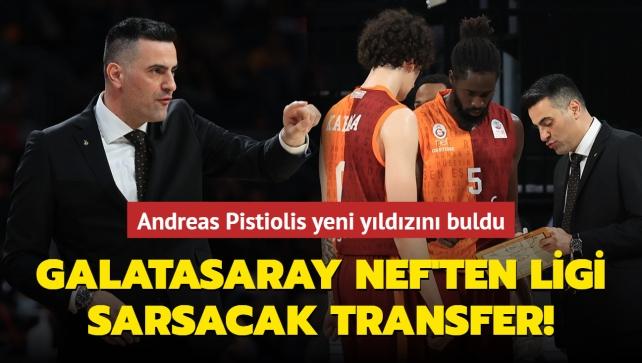 Galatasaray Nef'ten ligi sarsacak transfer! Andreas Pistiolis yeni yıldızını buldu...
