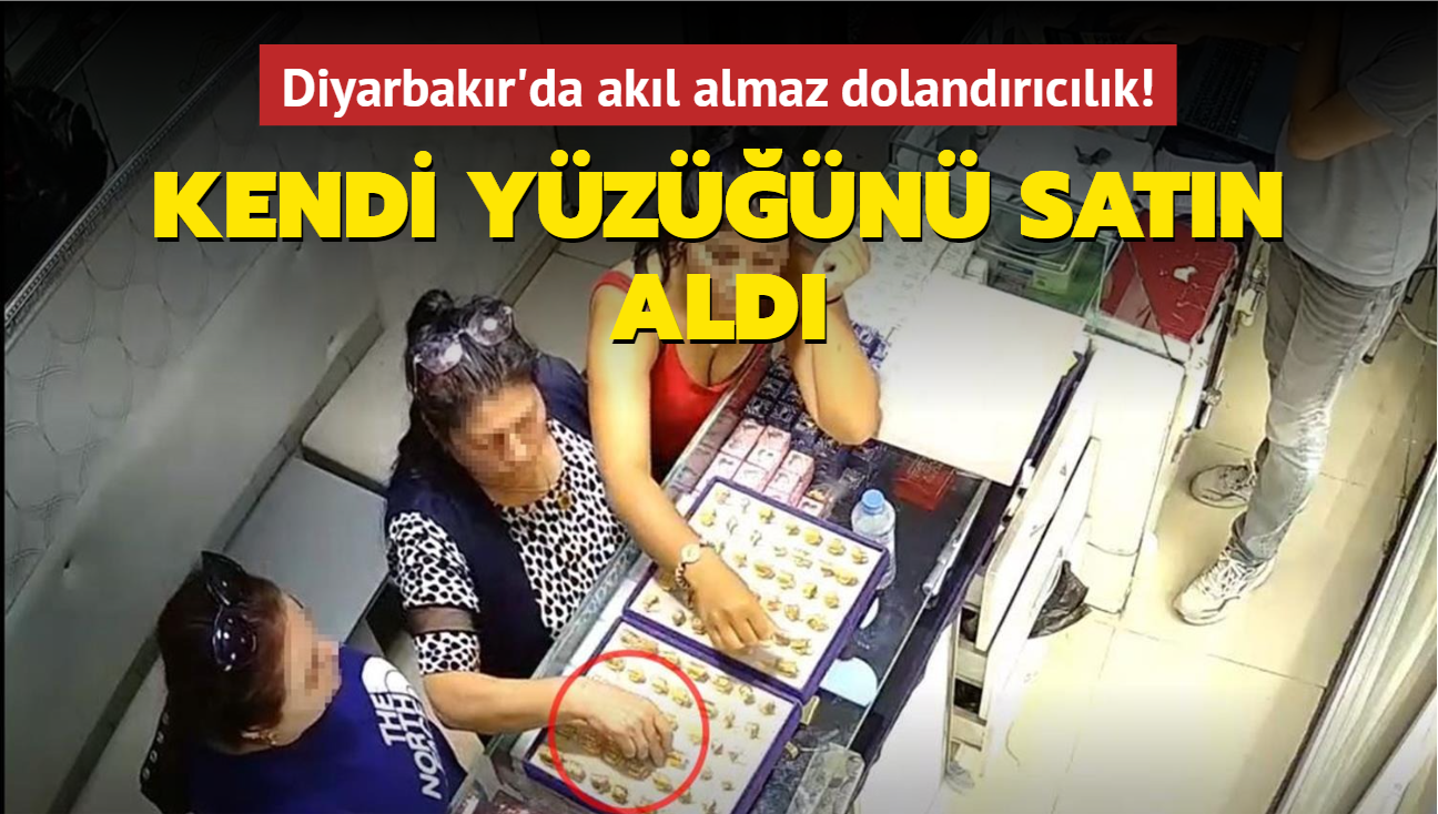 Diyarbakr'da akl almaz dolandrclk! Kendi yzn satn ald
