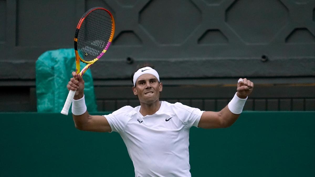 Nadal ile Kyrgios, Wimbledon'da yar finale kald