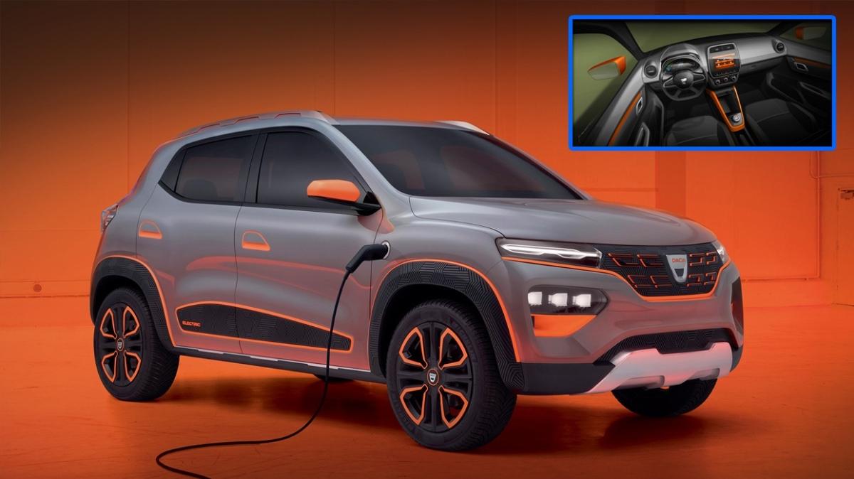 Bu araba otomobil dnyasnda bomba etkisi yaratacak! Tamamen elektrikle alan Dacia Spring piyasay sallamaya geldi! 