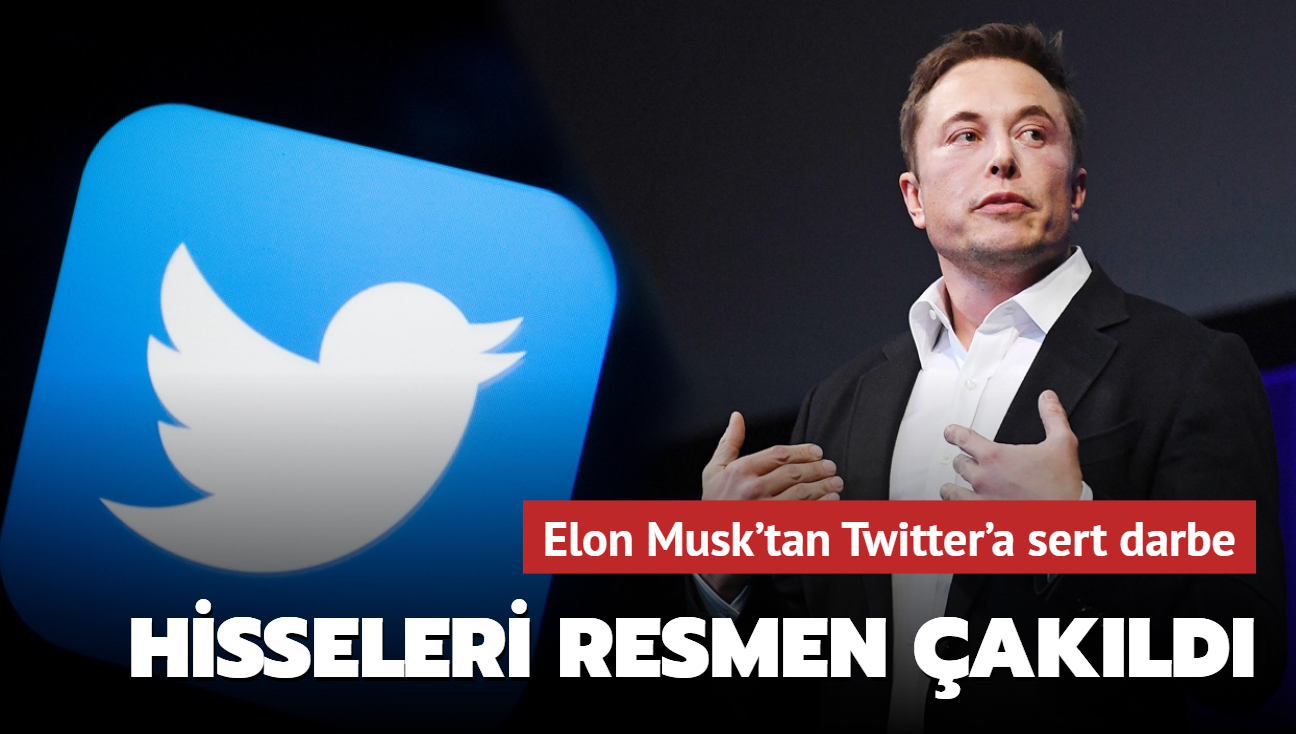 Elon Musk'tan Twitter'a sert darbe! Hisseler al ncesi resmen akld