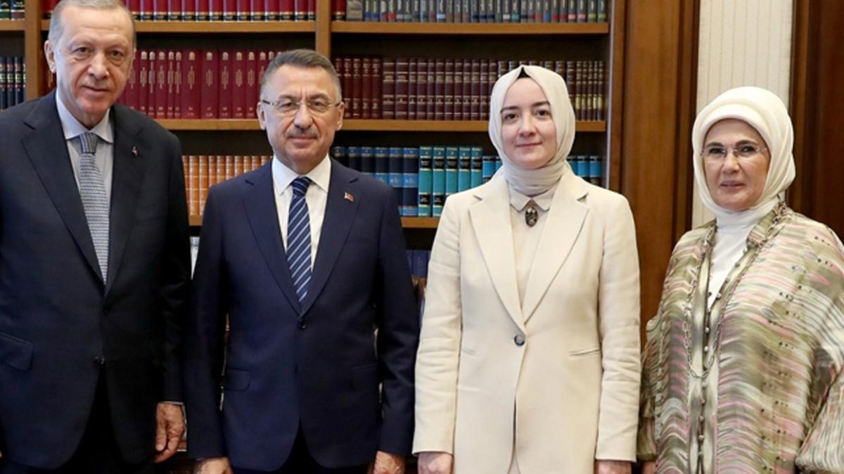 Cumhurbaşkanı Yardımcısı Fuat Oktay ile Hümeyra Şahin evleniyor! Yüzükleri  Erdoğan taktı