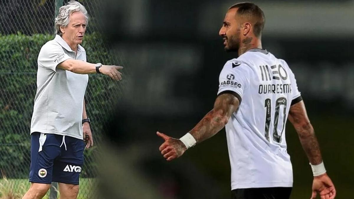 Ricardo Quaresma'dan Jorge Jesus'a vg dolu szler