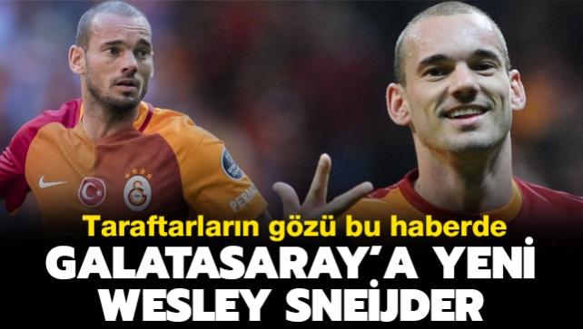 Yeni Wesley Sneijder geliyor! Galatasaray iin kulbn karsna ald