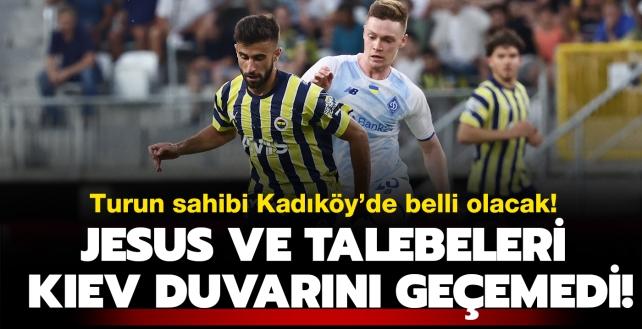 Fenerbahe, Dinamo Kiev duvarn geemedi! ampiyonlar Ligi bileti Kadky'de sahibini bulacak
