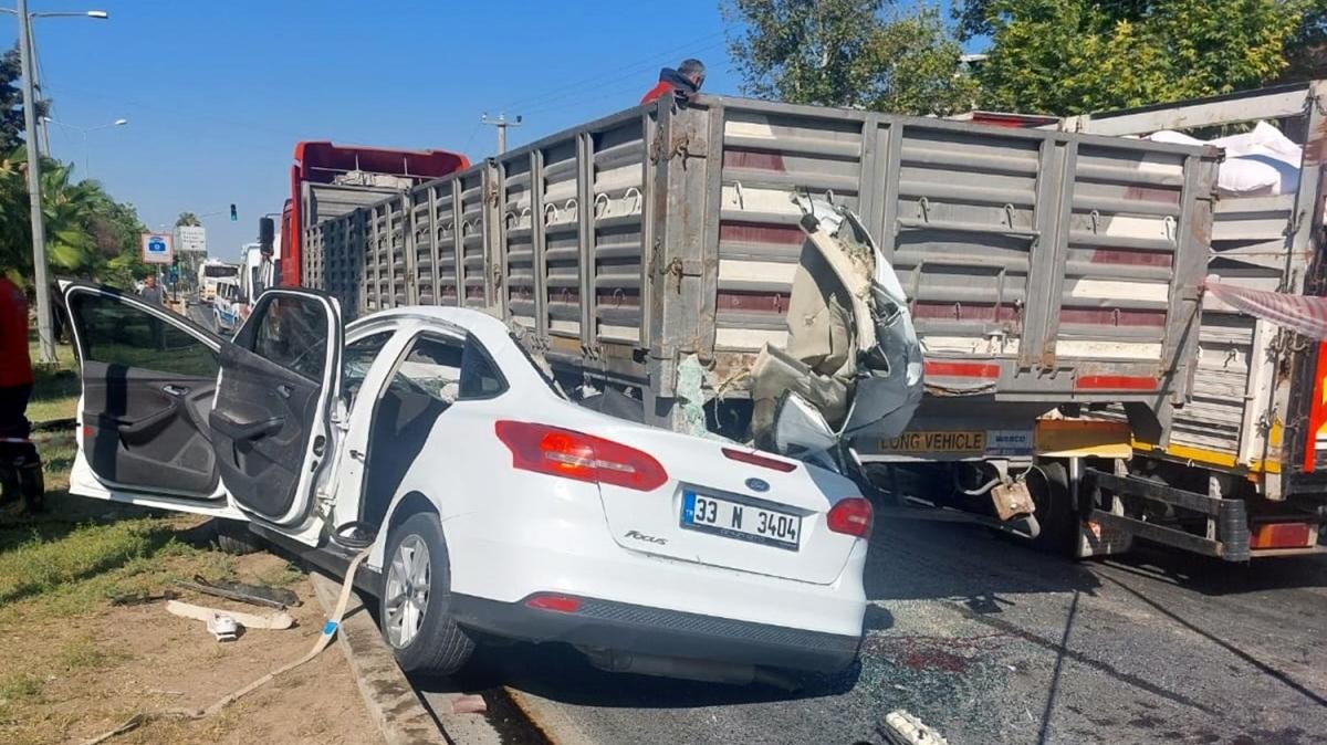 Mersin'de trafik kazas: 4 kii ld