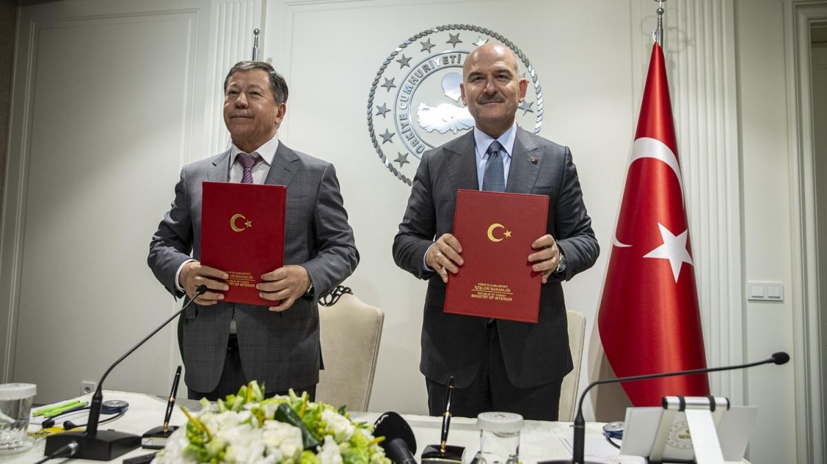 Trkiye ile Tacikistan arasnda gvenlik i birlii anlamas