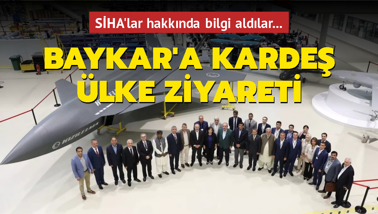 Trkiye, Azerbaycan ve Pakistan meclis bakanlarndan Baykar'a ziyaret