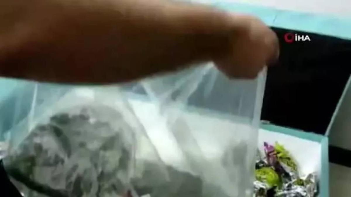 stanbul'da uyuturucu operasyonu:  Cips paketinden marihuana kt