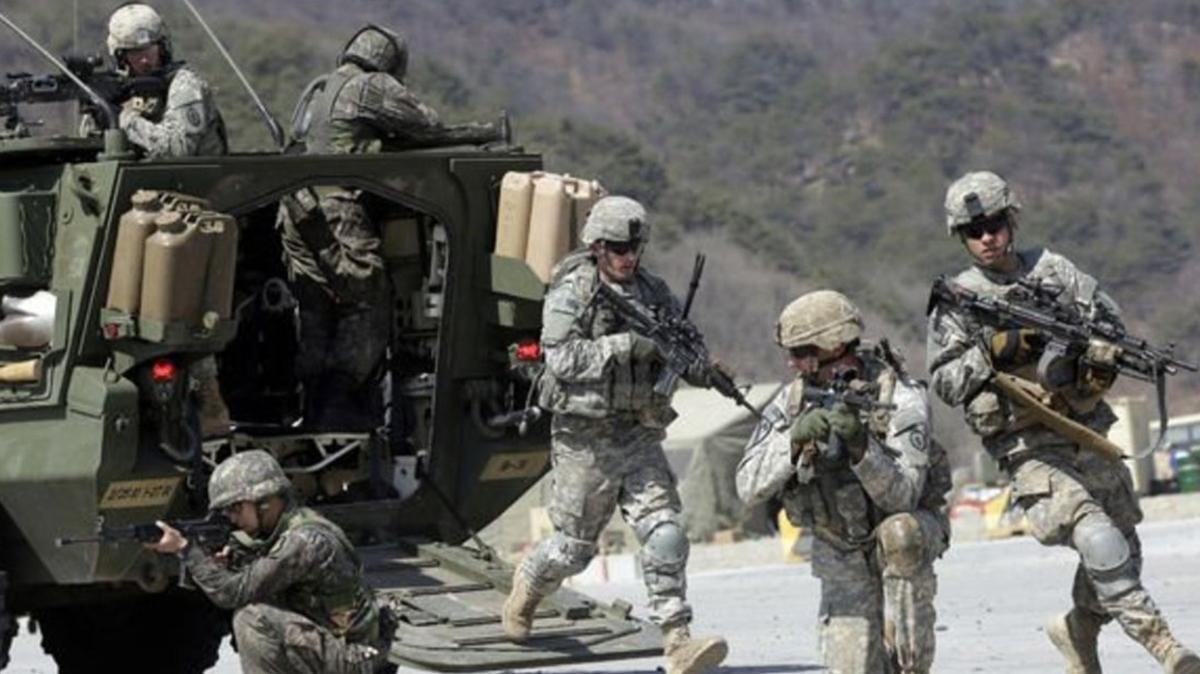 Gerilim trmanyor! ABD Gney Kore'de askeri tatbikat dzenledi