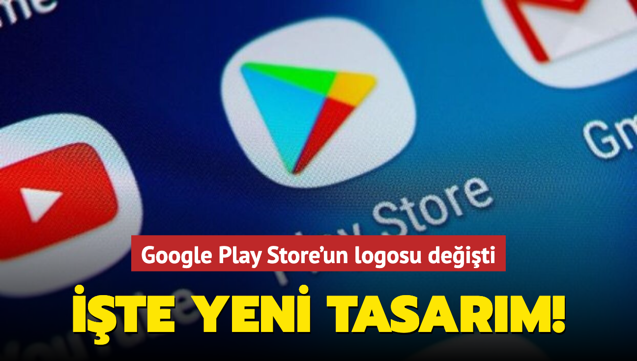 Google Play Store'un logosu deiti! te yeni tasarm...