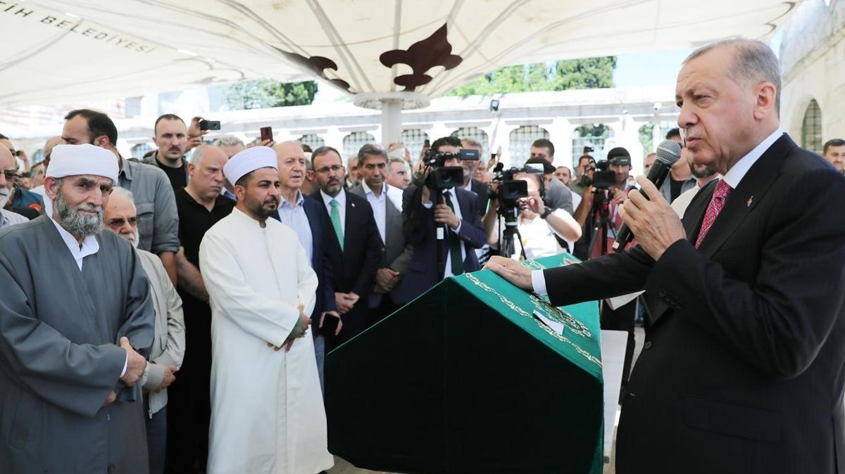 Hac Nimet Kaya'ya veda... Bakan Erdoan cenaze trenine katld