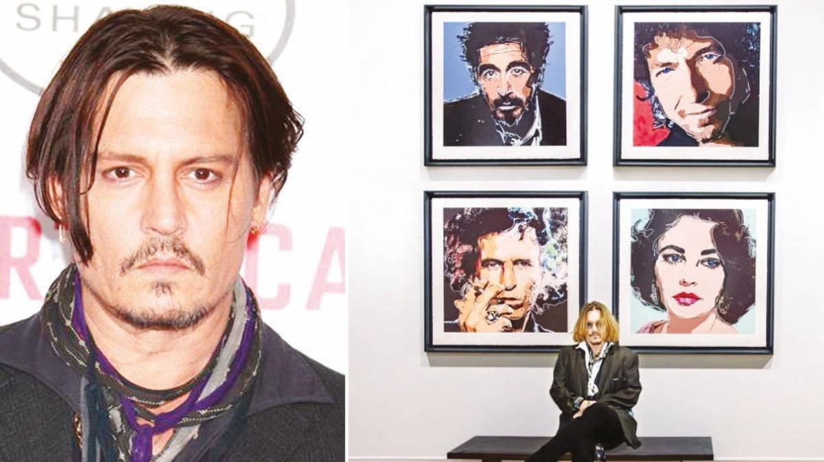 Johnny Depp ressam'lktan 3.6 milyon dolar kazand