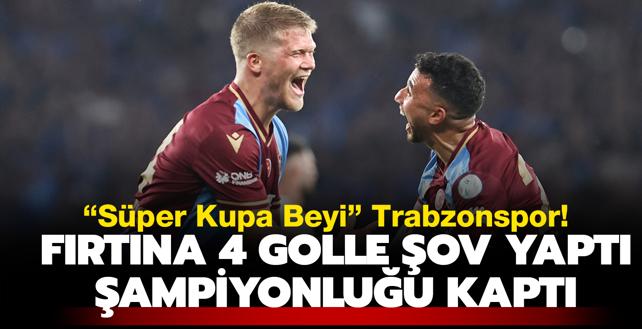 "Kupa Beyi" Trabzonspor! Frtna, Sivasspor'u gol yamuruna tuttu: Sezona ampiyonlukla balad