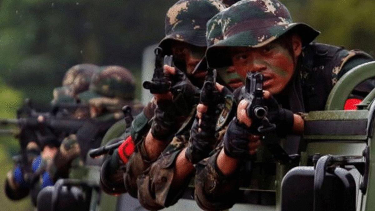 in tatbikat gerekletirmiti... Tayvan'da askeri hareketlilik artyor